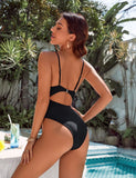 Emoswims - Womens One Piece Swimsuits Cut Out Bathing Suit