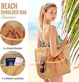 Emoswimsuit - Women's Swimming Beach Bag Portable One Shoulder Storage Bag Crossbody Bag Versatile Mesh Bag