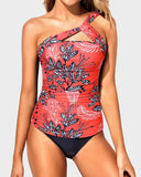 Emoswim - Tummy Control Swimsuit 2 Piece Tankini Bathing Suits For Women Shorts