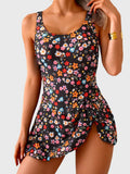 Emoswim - One Piece Swimdress Swimsuits for Women Tummy Control Swim Dresses Skirt Bathing Suit
