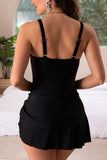 Emoswim - One Piece Swimdress Swimsuits for Women Tummy Control Swim Dresses Skirt Bathing Suit