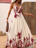 Floral Print Backless Cami Maxi Dress_CWDMD02683