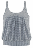 Emoswimsuit - Striped Loose Tankini Set