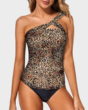 Emoswim - Tummy Control Swimsuit 2 Piece Tankini Bathing Suits For Women Shorts
