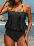 Emoswimsuit - Loose Bandeau Tankini Set