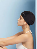 Emoswimsuit - Swim Caps for Long Hair Durable Silicone Waterproof Swimming Caps for Women