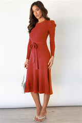 Emoswimsuit - Self-Cultivation Bubble Long-Sleeved Knitting Dress