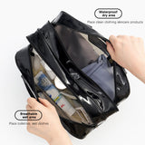 Emoswimsuit - New Portable Waterproof Large Capacity Wet And Dry Separation Toiletry Makeup Storage And Awimming Bag