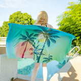 Emoswimsuit - Double Sided Velvet Beach Towel For Seaside Swimming Quick Drying Bath Towel