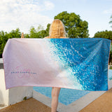Emoswimsuit - Double Sided Velvet Beach Towel For Seaside Swimming Quick Drying Bath Towel