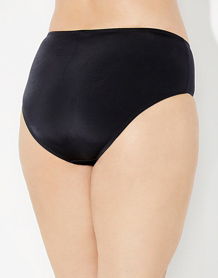 Emoswimsuit - Black Mid Waist Brief