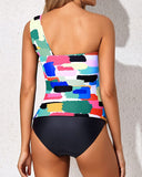 Emoswim - Tummy Control Swimsuit 2 Piece Tankini Bathing Suits For Women Shorts