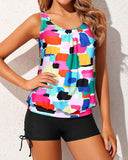 Emoswim - Tankini Swimsuits for Women 2 Piece Bathing Suits Tops with Boyshorts