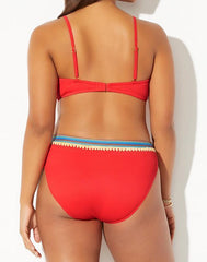 Emoswimsuit - Red High Waist Bikini Set