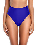 Emoswim - Retro High Cut Bikini Bottoms Tummy Control For Women