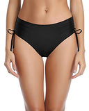 Emoswim - Womens Adjustable Bathing Suit Swimsuit Cheeky Swim Bottom Side Tie Bikini Bottom