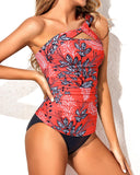 Emoswim - Tummy Control Swimsuit 2 Piece Tankini Bathing Suits For Women Shorts