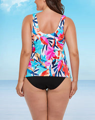 Emoswimsuit - Multi Tropical Classic Tankini Top