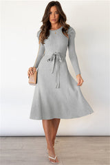 Emoswimsuit - Self-Cultivation Bubble Long-Sleeved Knitting Dress