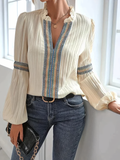 Renata - Stunning V-Neck Blouse