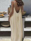 Backless Cami Lounge Maxi Dress_CWDMD02897