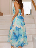 Floral Print Flowy Cami Maxi Dress_CWDMD02926