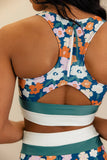 Emoswimsuit - Floral Racerback Flattering Bikini Set