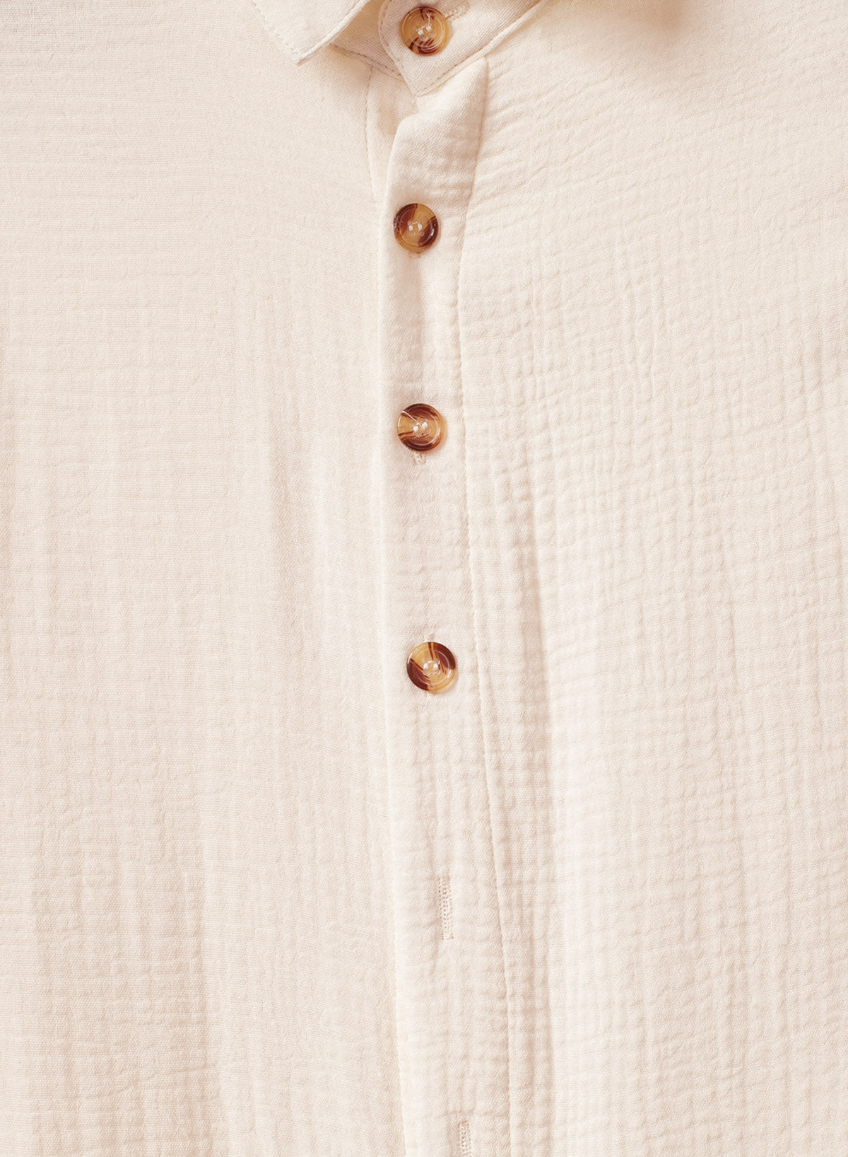 Emoswimsuit - White Solid Color Long Sun-proof Cardigan Cover Up
