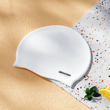 Emoswimsuit - Swim Caps for Long Hair Durable Silicone Swimming Caps for Women