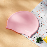 Emoswimsuit - Swim Caps for Long Hair Durable Silicone Swimming Caps for Women