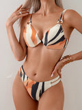 Emoswim - Womens 3 Piece Bikini Cover Up Pants Beach Swimsuit Sheer High Waisted Split Loose Wide Leg Trousers