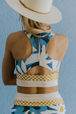 Emoswim - Floral Racerback Flattering Bikini Set