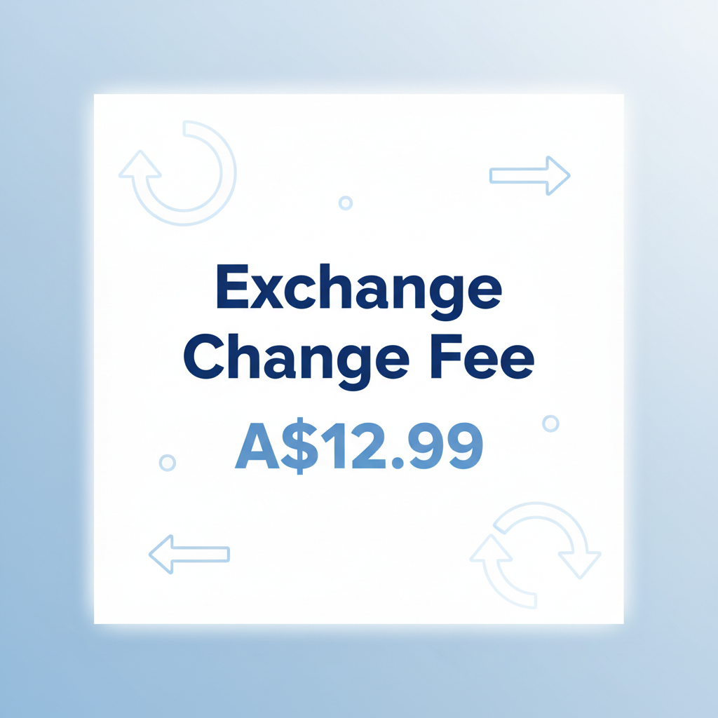 Exchange Change Fee A$12.99 产品图
