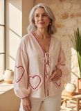 Irissa - Heart Blouse